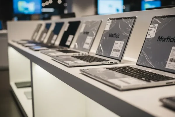 Illustrative refurbished laptops for work and study